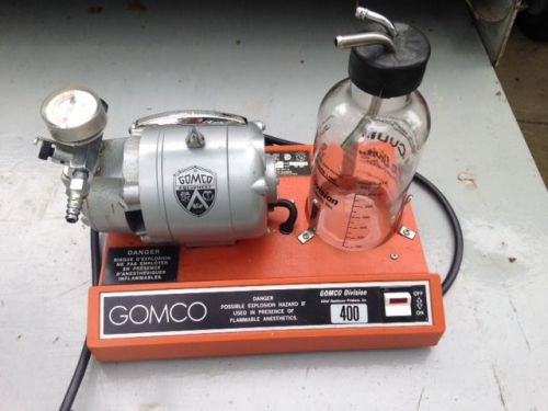 Gomco 400 Dental Medical Aspirator Vacuum Suction Pump With Canister