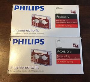 Philips Mini Cassette LFH0005 New - 20 tapes - 2 boxes of 10
