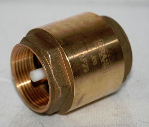 1-1/4&#034; threaded spring check valve  200# wog  bronze crane lf29 for sale