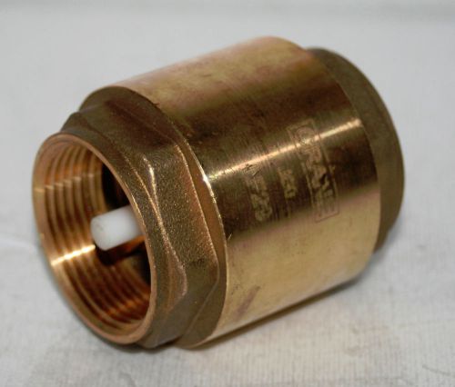 1-1/4&#034; Threaded Spring Check Valve  200# WOG  Bronze Crane LF29