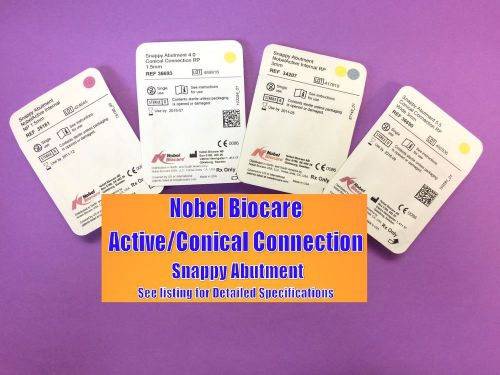 Nobel Biocare Active / Conical Connection - Snappy Abutment 4.0 RP Wide 3mm