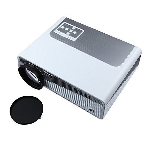 DBPOWER HD Projector Support 1080P WIFI Android 4.0 System with Inputs for Movie