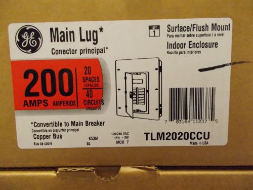 general electric TLM2020CCU 20circuit indoor panel