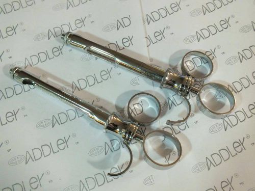 Dental Aspirating 2.2CC Syringes Surgical Instrument ADDLER Set of 2