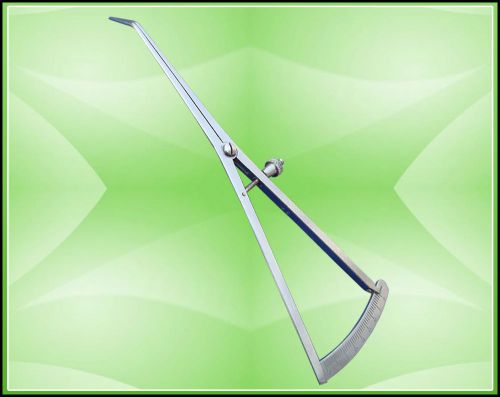 Long Castroviejo Caliper (17cm) Angled Tip Ophthalmic Lab Surgical Stainless