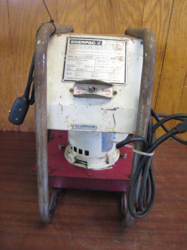 ENERPAC MODEL EEJ221 HUSH-PUP ELECTRIC TWO WAY HYDRAULIC PUMP 10,000psi