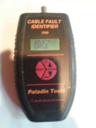 Paladin Tools  Cable Check  Tester Fault Identifier CATV CCTV COAX  Model 1529