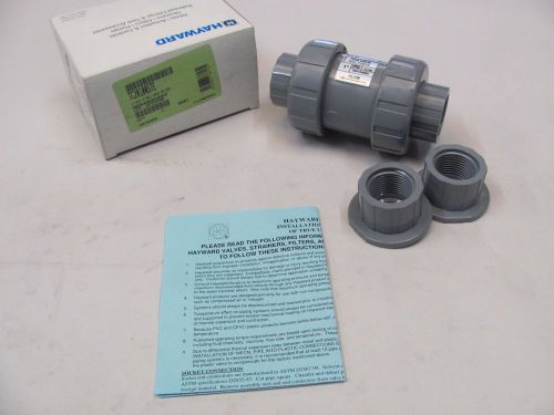 Hayward tc20100ste 1-inch cpvc tc ball check valve, epdm w/socket &amp; threaded end for sale