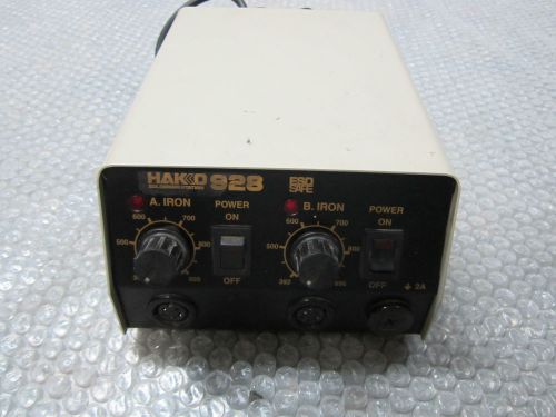 HAKKO 928 Soldering Station, ESD Safe 110/120volts *Fully Tested &amp; Working*