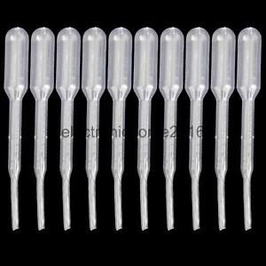 Pack of 50 0.2ml Transfer Pipettes Plastic Dropper