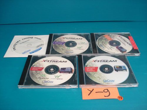Lot of 5 LECROY OPERATOR&#039;S MANUAL software option,  system recovery, application