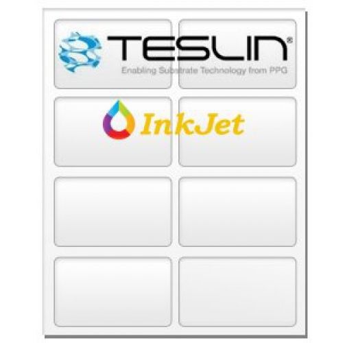 Teslin&amp;#174ynthetic Paper - for Inkjet Printers - Micro-Perforated 8-up ID Card