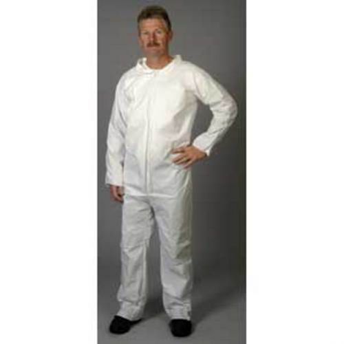 Lakeland micromax ctl412 white disposable ns coverall, 1 box of 25, size xl for sale
