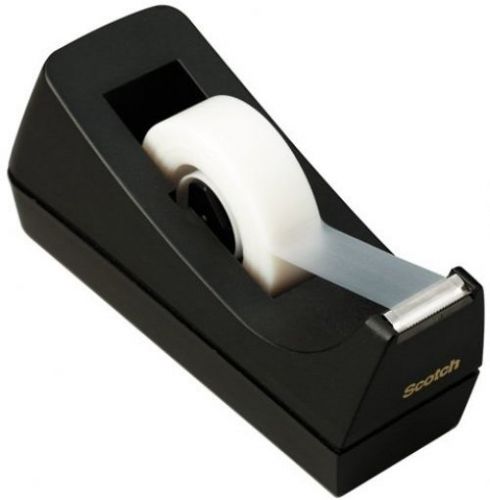 Scotch desk tape dispenser, 1in. core, black for sale