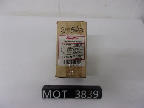 NEW Dayton .010 HP 3M552B Single Phase Shaded Pole Motor (MOT3839)