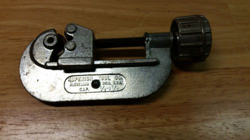 TUBING CUTTER 1/8&#034;- 1-1/8&#034; / Superior Tool Co. ~ Cleveland OH.USA