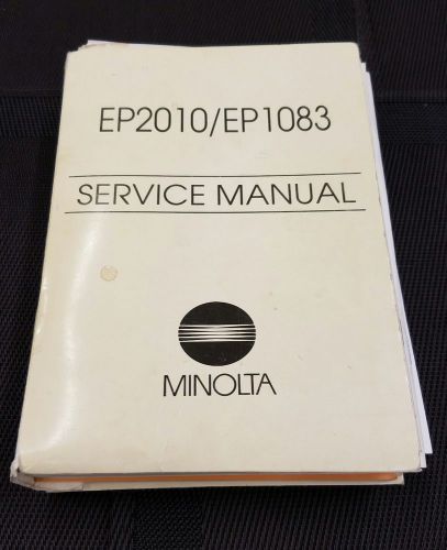Minolta EP2010/EP1083 SERVICE MANUAL