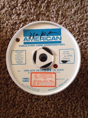 American insulated wire corporation 330 ft 14awg machine tool wire for sale