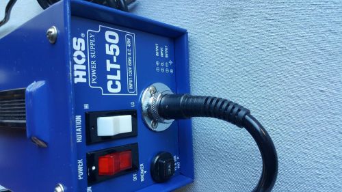 HIOS CL-7000 ELECTRIC TORQUE DRIVER &amp; CLT-50 POWER SUPPLY