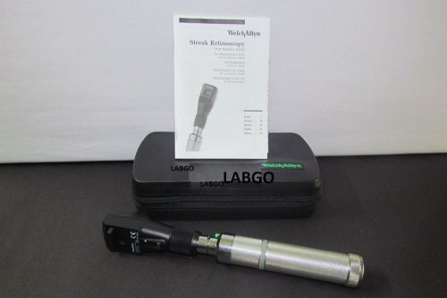 Welch Allyn 3.5v Streak Retinoscope with Dry Battery in Case LABGO CP12