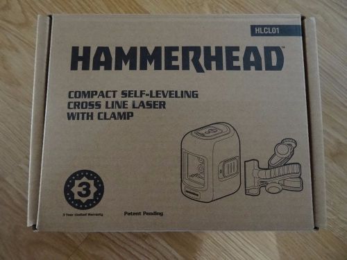 HAMMERHEAD_HLCL01_Compact Self-Leveling Cross Line Laser with Adjustable Clamp