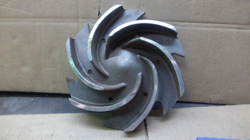 GOULDS STAINLESS IMPELLER 13&#034; TRIMMED #1020317J CF8M 56849(PATTER#) NEW