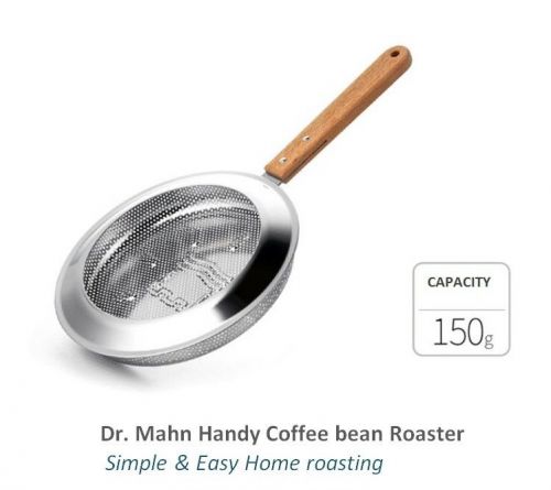 Dr mahn stainless handy home coffee roaster 150 g easy &amp; simple home roasting for sale
