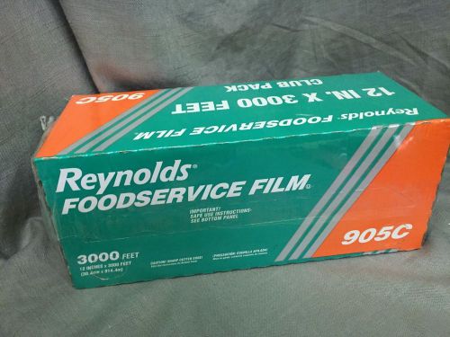 Reynolds Food Service Film 12&#034; x 3000 Feet 905C NEW SEALED BOX!!