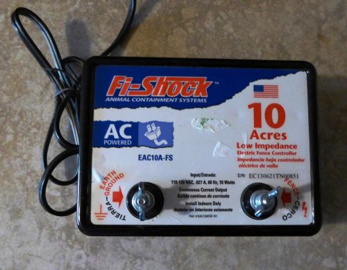 Fi-Shock EAC10A-FS for up to 10-Acres  Electric Fence