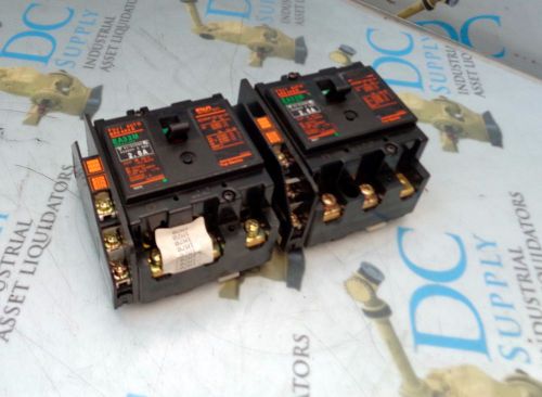FUJI EA33M BM3AEA-2P6 2.6 A CIRCUIT BREAKER LOT OF 2