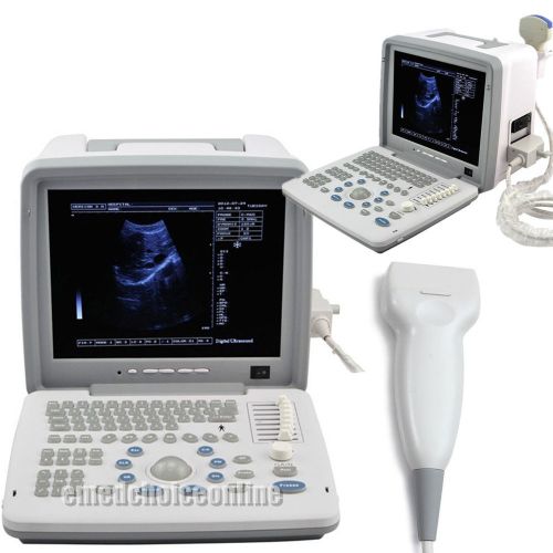 Portable Ultrasound Scanner Ultrasound Machine +Linear Probe + Free 3D+ Oximeter