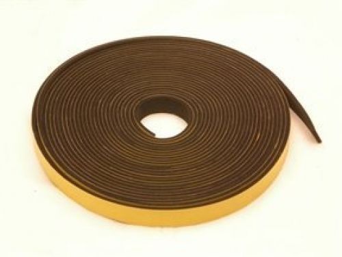 rubber products NEOPRENE RUBBER Self Adhesive Strip ; 5/8&#034; wide x 1/8&#034; thick x