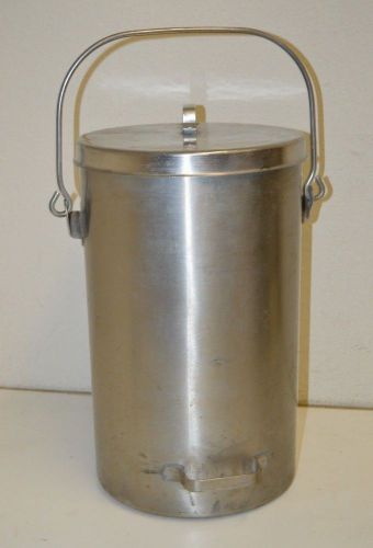 VOLLRATH Ice Cream Pail #5920 5 Gal. 20 Qt. Vintage Stainless Steel Covered Pot