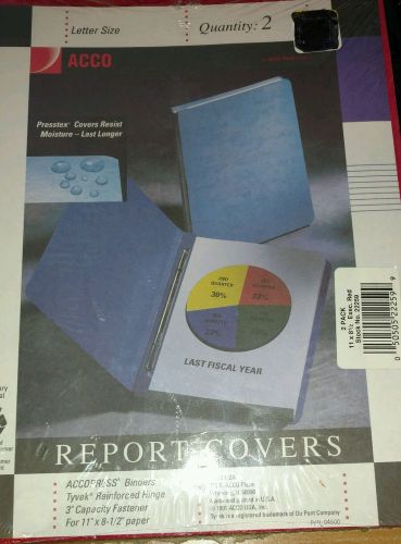 Repot Covers by ACCO Letter sized &#034;NIP&#034;