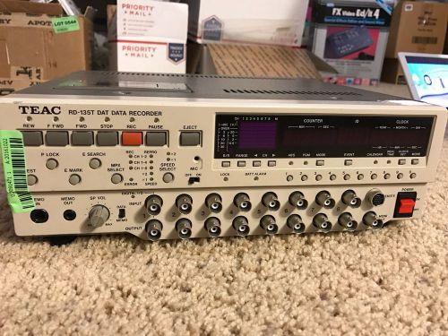 Teac rd-135t dual speed 8-channel dat data recorder for sale