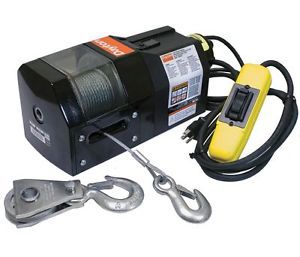 Electric Winch 3JV63, 1/2HP, 115V, 1- Stage Planetary Gear, 3/16&#034; Rope Dia./II4/