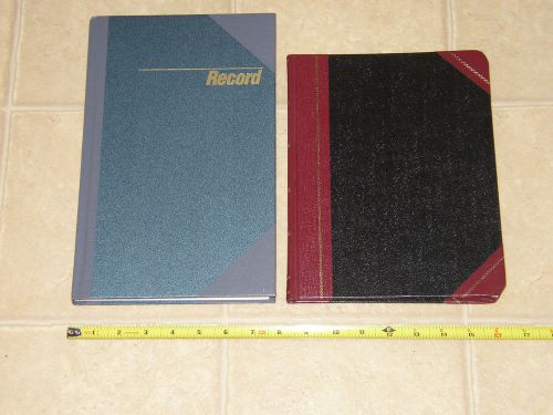 Boorum Pease Columnar &amp; National Record HARDCOVER ACCOUNTING BOOKS MADE USA