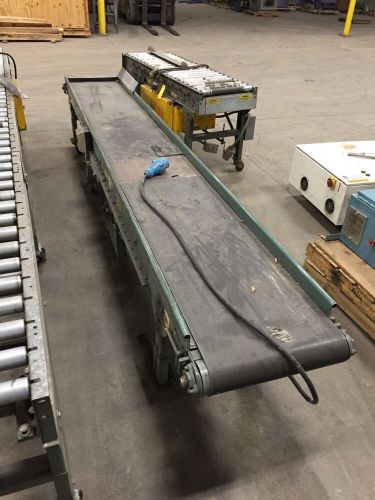 12&#039; long x 18&#034; wide hytrol® model tr heavy duty belt bed conveyor, - good cond! for sale