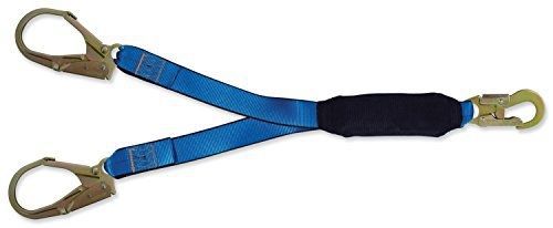 Tractel C026H Phoenix Shock-Absorbing Lanyard with 3/4&#034; Snap at Pack and 2-1/4&#034;