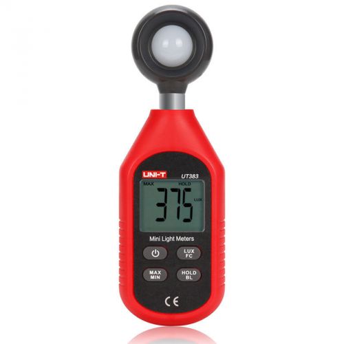UT383 Handheld Digital Luxmeter Light Meter Luminometer Photometer 0-199999 Lux