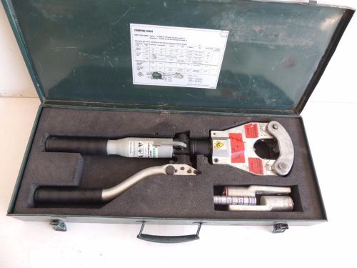 GREENLEE HK06FT DIELESS QUAD POINT HYDRAULIC CRIMPER CRIMPING TOOL