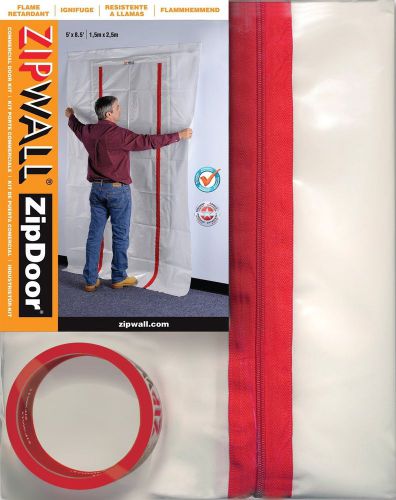 Zipwall zdc commercial zipdoor kit for dust containment for sale