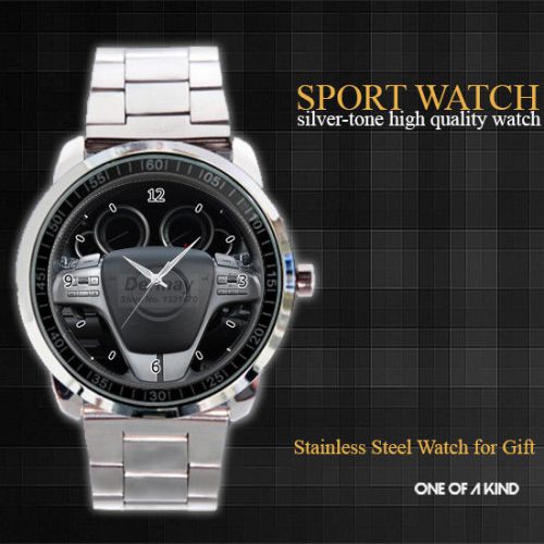 HOT SALE Steering Wheel sport Metal Watch