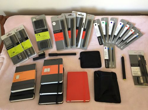 Moleskine Notebooks, Pens &amp; Ink, Zip Pouches, Highlighters