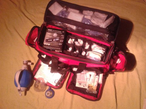 First Responder Paramedic Trauma Emergency Medical Kit NEW O2 Bag