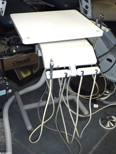 A DEC Dental Mobile Delivery Cart System w/ 3 Handpiece 2671