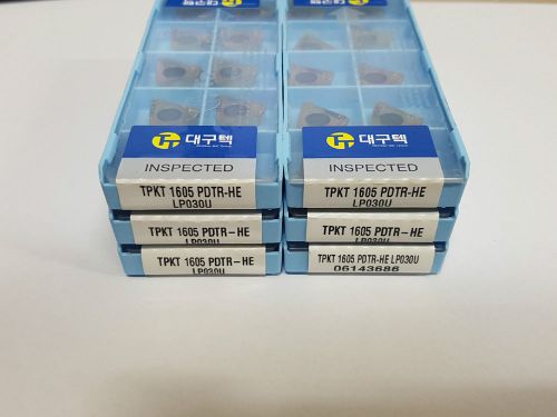 Taegutec TPKT1605 PDTR-HE LP030U 10pcs