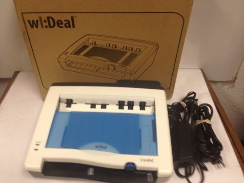 Panini wi-deal single check banking scanner ideal wid-nj-1 for sale