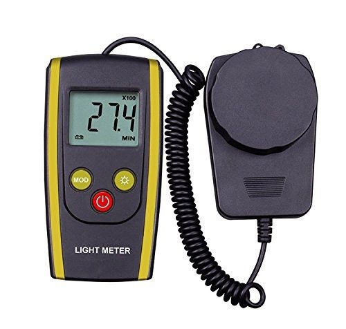 Amazingli Digital Luxmeter Handheld Photography Light Meter with LCD Display -
