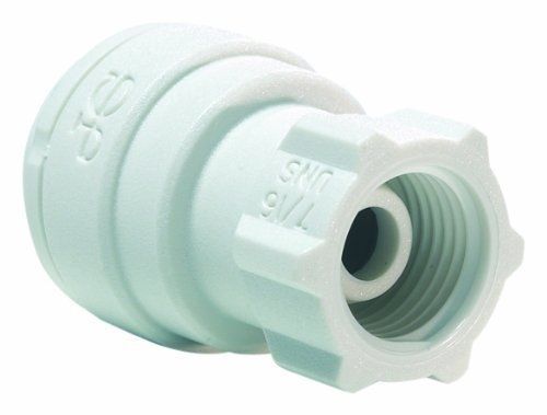 John Guest Speedfit PP3208U7W 1/4OD by 7/16-24 UNS Faucet Connector, 10-Pack